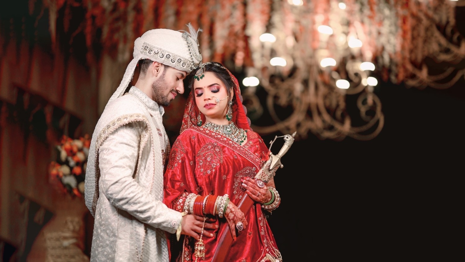 Wedding photo after editing by PhotoKrop